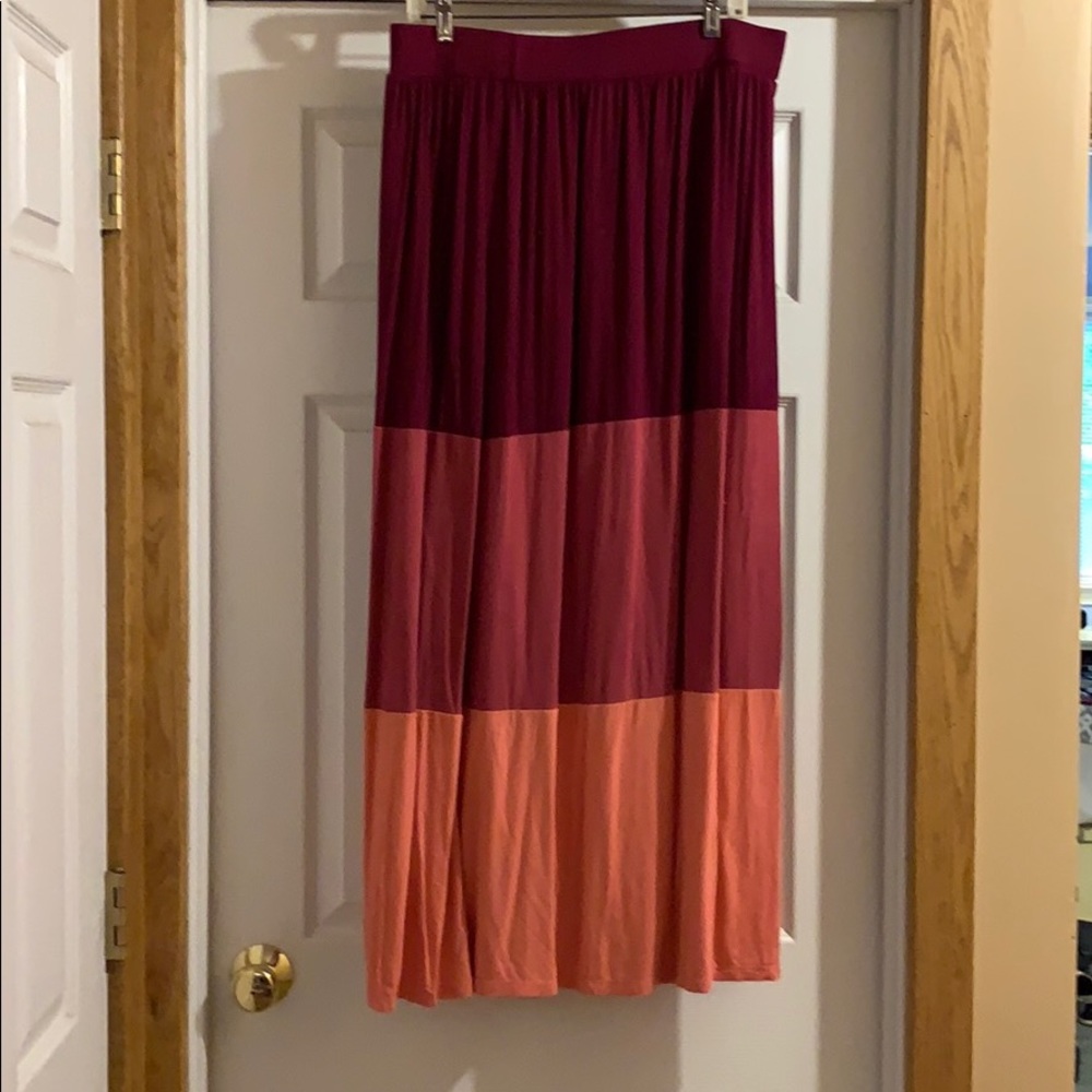 Pink gradient skirt